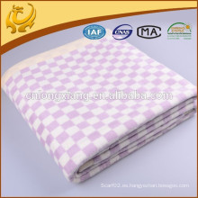 Venta caliente caliente grueso acogedor suave al por mayor hecho en China 100% conjunto de manta de algodón